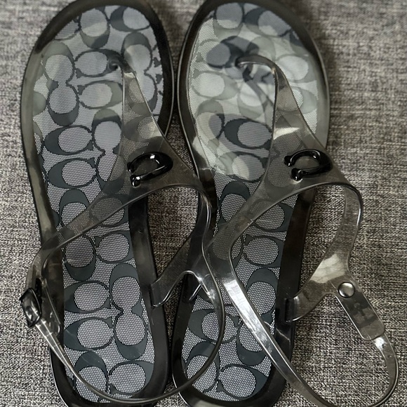 Natalee Jelly Sandal.  Size 10.  Black - Picture 4 of 4